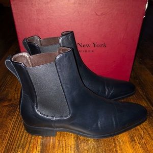 To Boot New York Black Leather Chelsea Boots sz. 9 Like New! Made In Italy